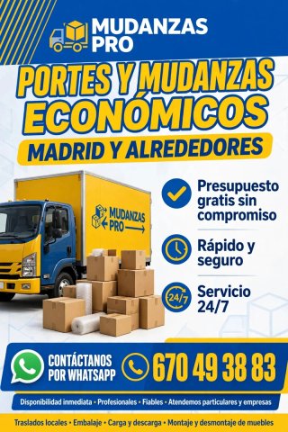 Servicio de Mudanzas y Transportes Económicos