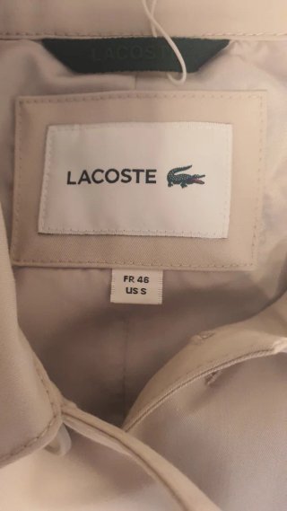 Gabardina Hombre Lacoste Beige