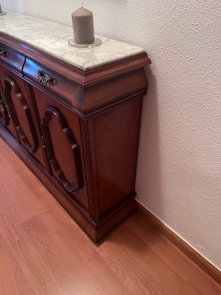 Mueble de entrada con espejo