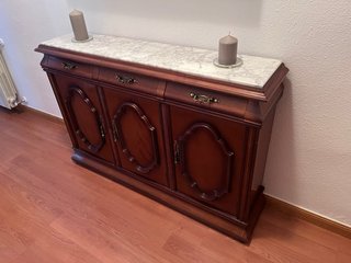Mueble de entrada con espejo