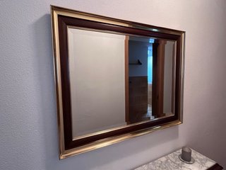 Mueble de entrada con espejo