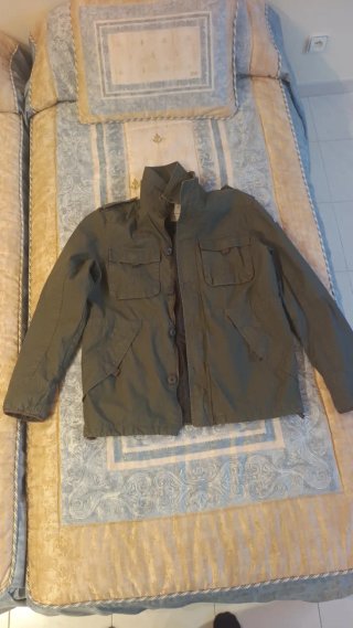 Cazadora 3/4 hombre verde