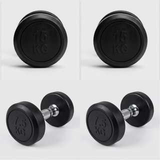 2 mancuernas de 15kg + 2 de 7.5kg