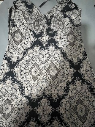 Vestido estampado talla S