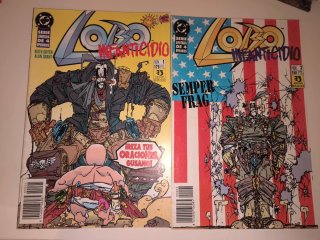 Lote de comics lobo.