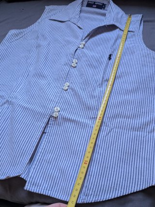Polo Sport Blusa sin mangas rayas