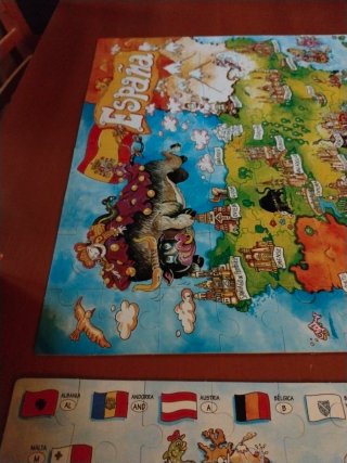 Puzzle Infantil Mapa Europa Clementoni