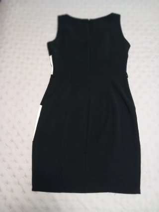 Vestido corto Rinascimento blanco y negro.Talla M