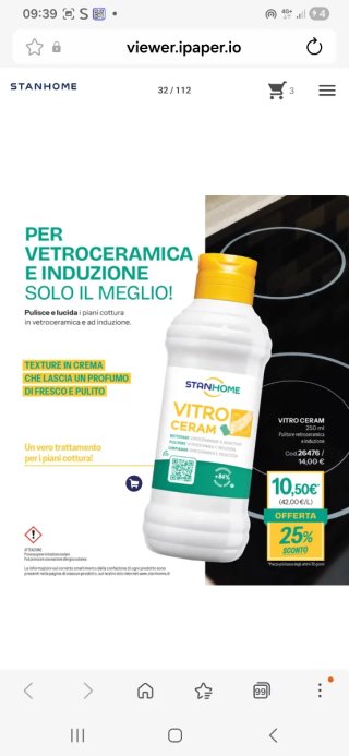 Pulitore Vetroceramica e Induzione Stanhome