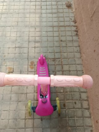 Patinete infantil 3 ruedas rosa