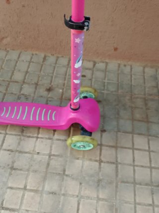 Patinete infantil 3 ruedas rosa