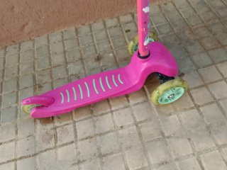 Patinete infantil 3 ruedas rosa