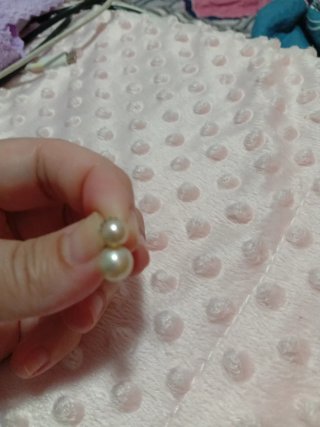 Pendientes de perlas chapados en oro
