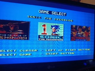 Sega Mega Drive II Consola + Mando + Juego