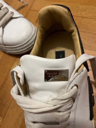 Philipp Plein Scarpe Uomo Nero Bianco