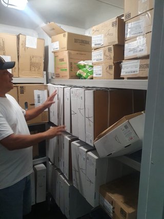 Cámara frigorífica caliente y frío Medida 4mX4m