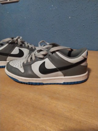 Zapatillas Nike Grises y Azules