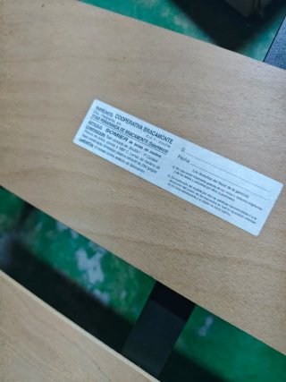 Somier de lamas metálico y madera de 100x200.