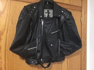 Chaqueta motera Giorgio Paranello Negra Talla M