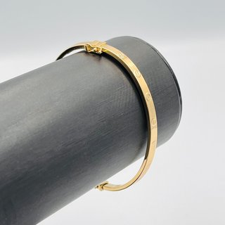 Pulsera caña cartier 18k