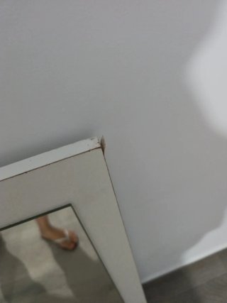 Espejo blanco moderno