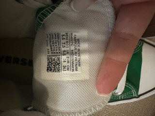 Zapatillas Converse Altas Verdes. Sin estrenar.