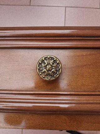 34 Maniglie Bronzo pieno Vintage