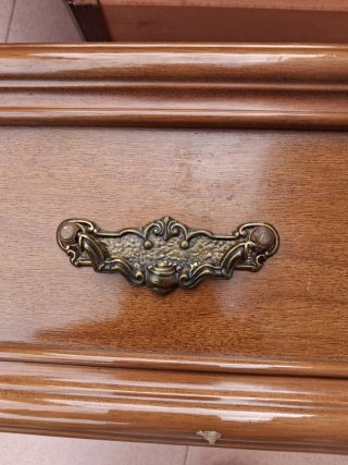 34 Maniglie Bronzo pieno Vintage