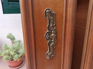 34 Maniglie Bronzo pieno Vintage