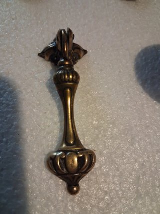 34 Maniglie Bronzo pieno Vintage