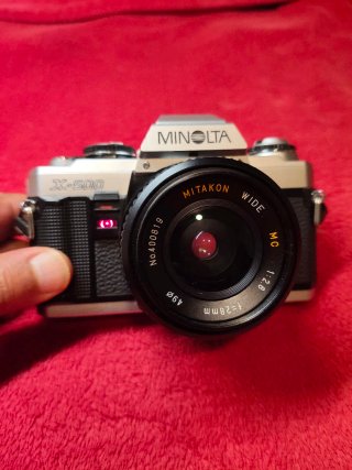Minolta X-500 Cámara Analógica