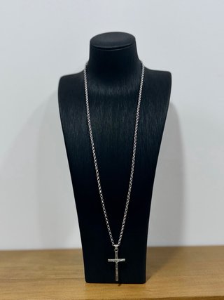 Collar Cruz Plata 925