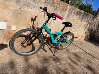 Bicicleta Infantil Turquoise y Rosa