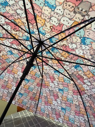 PARAGUAS ESTAMPADO GATITOS