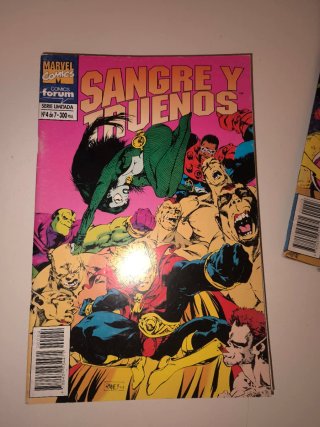 Colección de comics sangre y truenos.