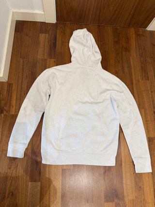 Sudadera Hollister Blanca Capucha Talla S