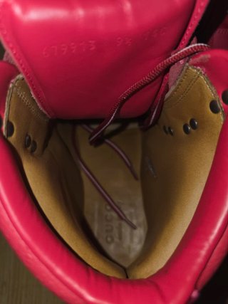 Stivali Gucci x Northface Rossi