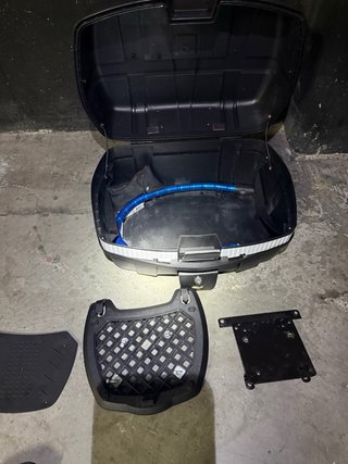 Maleta Baúl Moto Negra