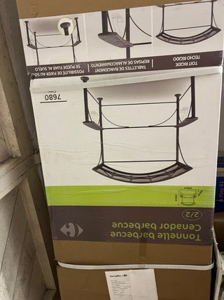 Cenador Carrefour para barbacoa gris