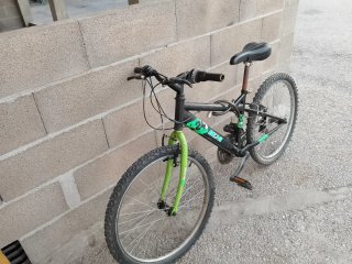 Bicicleta Montaña DEN 24 Verde/Negra