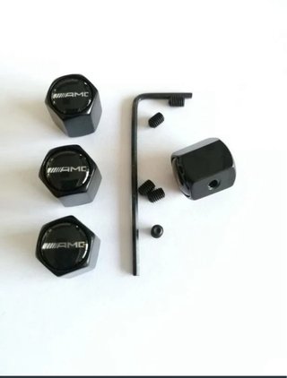 Tapones AMG Negros Antirrobo