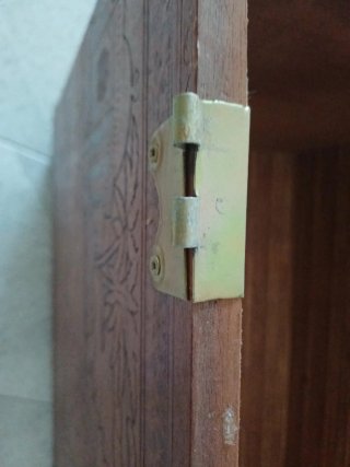 Baúl Madera Maciza Tallada Antiguo