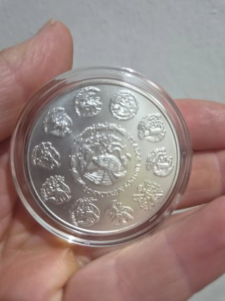 Moneda Plata Libertad México 1 Onza 2010