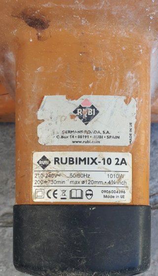 Batidora Rubi para mortero