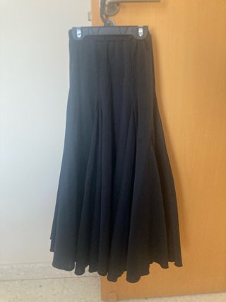 Falda flamenca negra niña. Talla 8