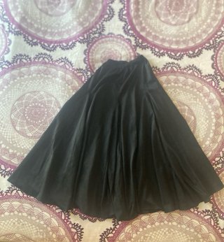 Falda flamenca negra niña. Talla 8