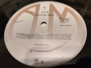 Vinilo Styx - Crystal Ball