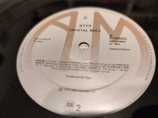 Vinilo Styx - Crystal Ball