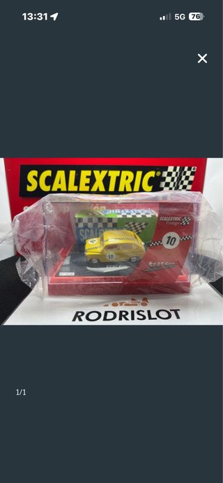 Scalextric Vintage Fiat 600 Taxi 10