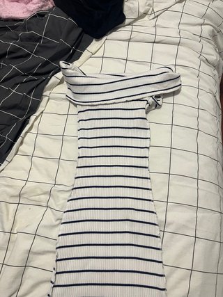 Vestido rayas blanco y azul